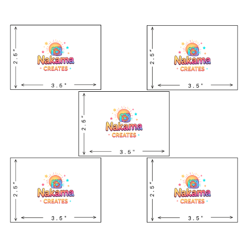 5-Pack Rectangle Magnet