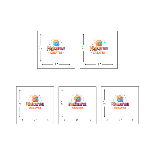 5-Pack Square Magnet